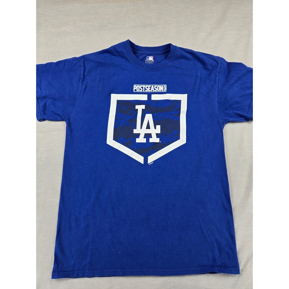 Los Angeles Dodgers Royal Blue Postseason Logo Tee